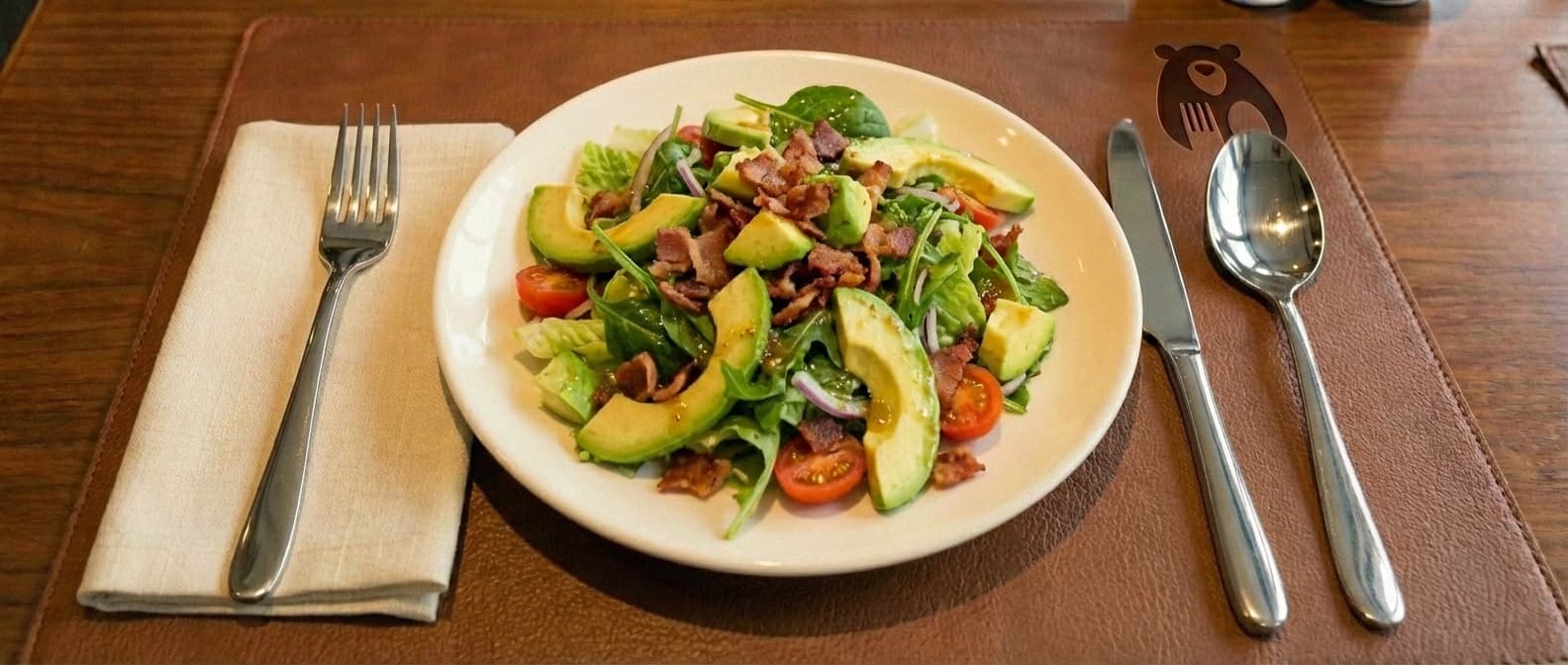 Avocado and Bacon Salad