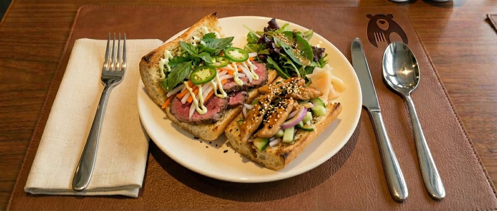 East Meets West Sandwich
