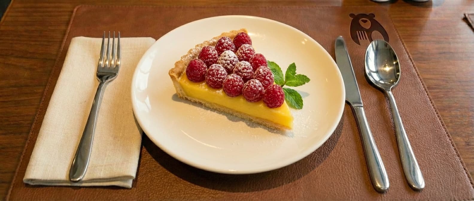 Lemon and Raspberry Tart