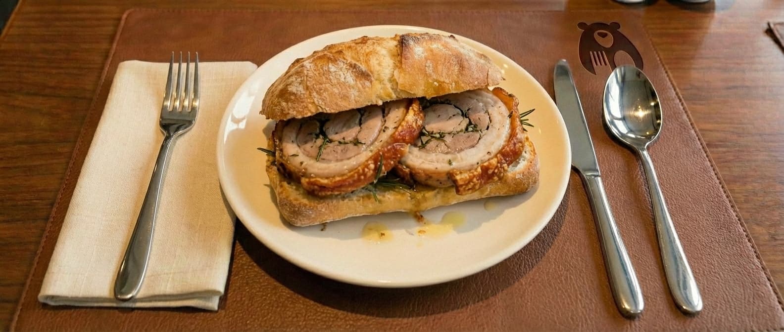 Panino con la porchetta