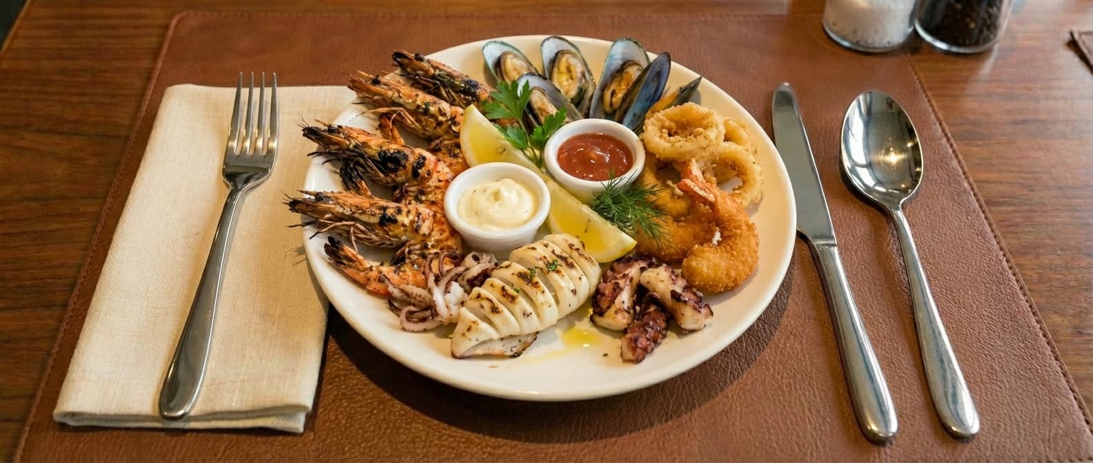 Platou cu Fructe de Mare