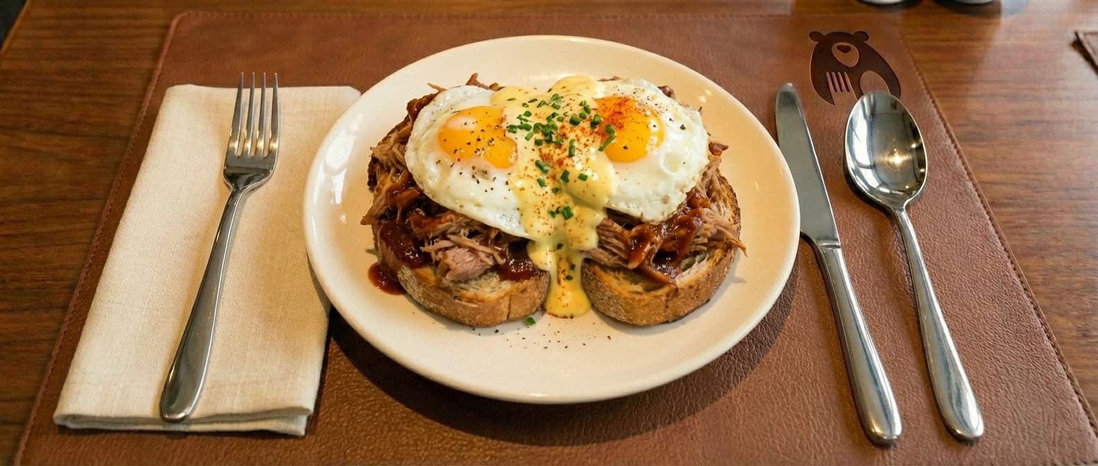 Pulled Pork Morning Toast