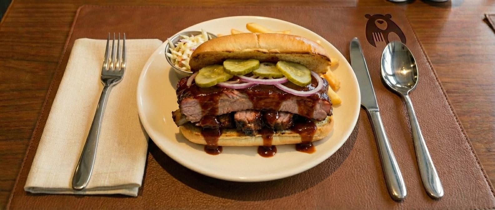 Sandwich cu Costiță de Porc