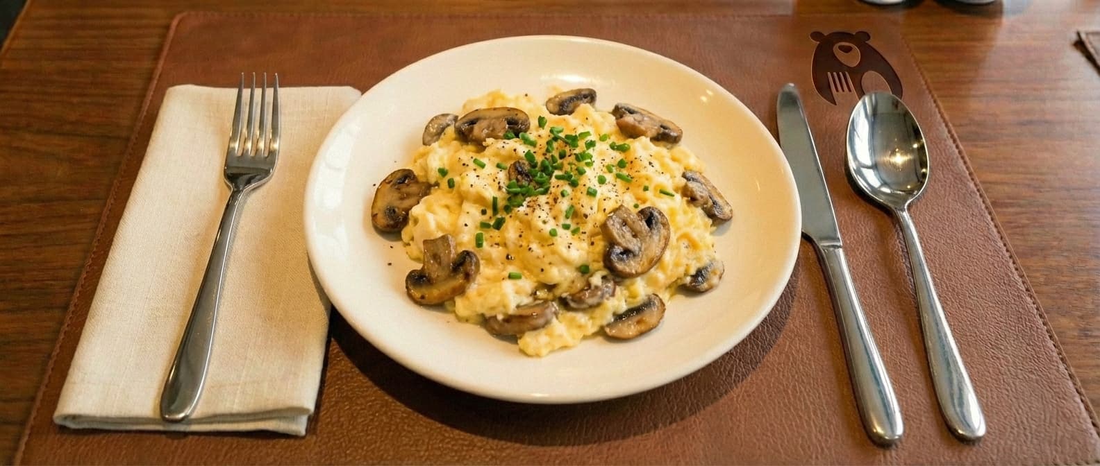 Scrambled & Pleurotus