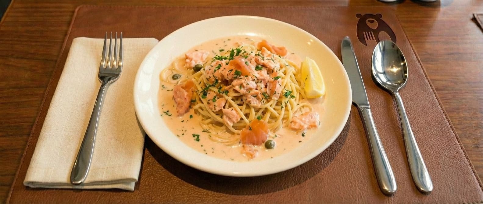 Spaghetti al Salmone