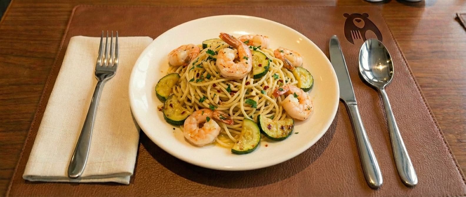 Spaghetti Gamberi E Zucchine