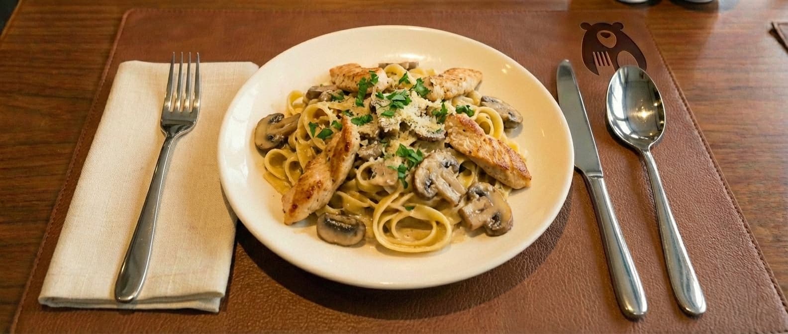Campanelle Con Pollo E Funghi