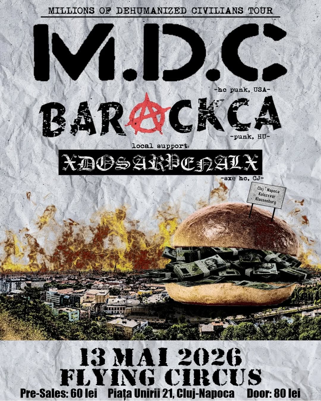 M.D.C., Barockca and Xdosarpenalx at Flying Circus
