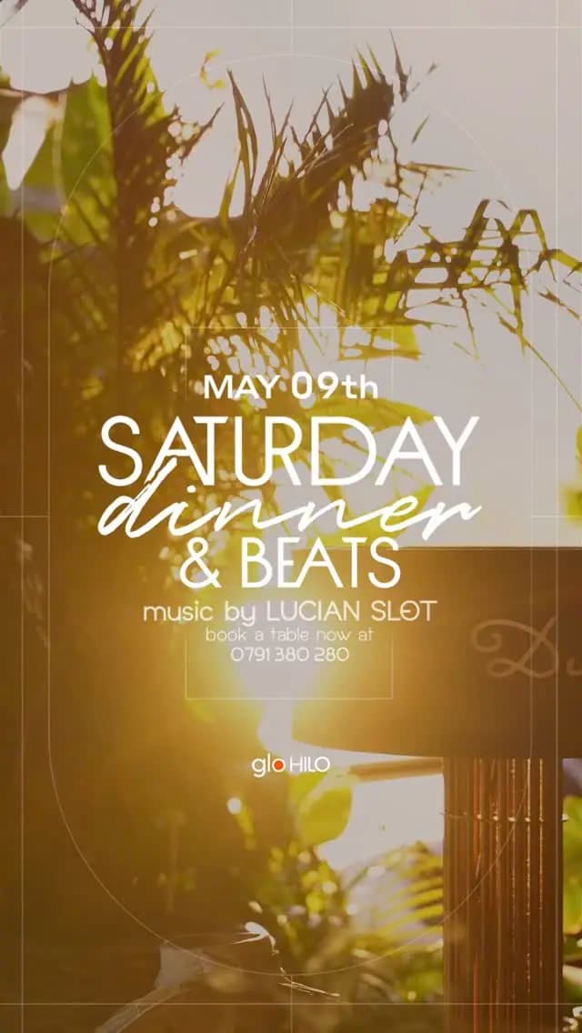 Dinner and Beats with Lucian Slot