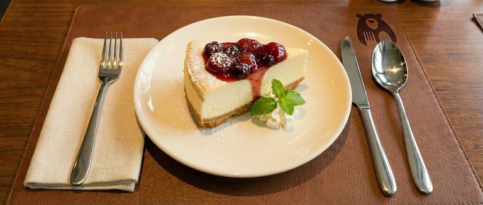 Cheesecake cu Sos de Zmeură