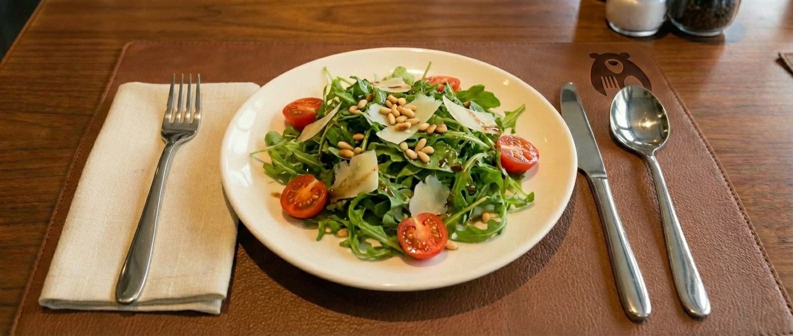 Salată de Rucola cu Brânză de Capră
