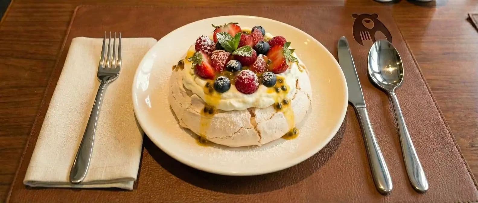 Tort Cu Bezea, Mascarpone Și Fructe De Pădure